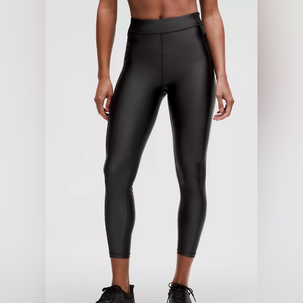 Lululemon Athletica Shiny Black Leggings